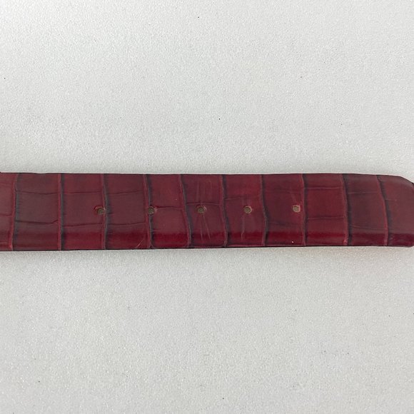 BERGÉ GENUINE RED LEATHER LION HEAD BUCKEL BELT main image 9